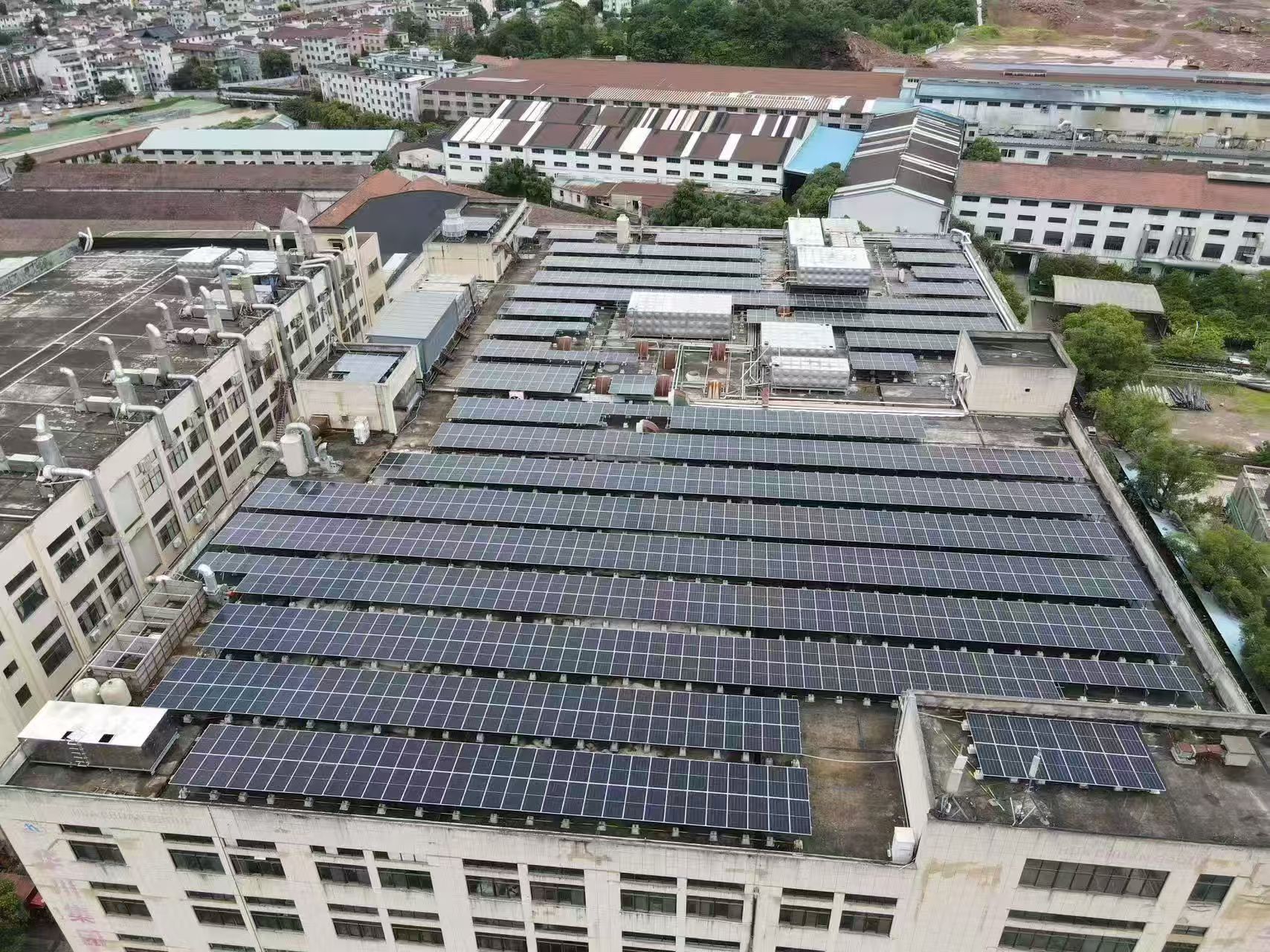 Multi-level Industrial Facility PV System